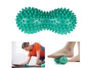 PVC Peanut Shape Spiky Massage Yoga Ball Trigger Point Therapy Stress Relief Spiky Massager Ball