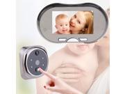 4.3 inch LCD Digital Doorbell 160 Degree HD Wide Angle Peephole Viewer Door Eye Doorbell Night Vision Zinc Alloy Magic eye