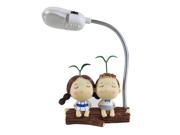 Lovely Warm LED Small Lamp Light Home Decor Figurine Craft Gift for Friends Kids