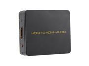 4K Digital HDMI input to HDMI 3.5mm Stereo Audio Output Extractor Decoder 1080P black for Blu ray HD DVD XBOX