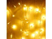 Christmas Lights Outdoor Decoration 3.5m 0.3 0.5m Led Curtain Icicle String Lights New Year Wedding Party Garland Light