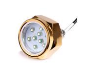 Waterproof 12V 24V 27W Boat Drain Plug Light 9 LED Boat Light Underwater Boat Lamp NPT Threaded Fountain Pool Pond Lamps Light