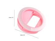 Rechargeable 30 LED Smartphone Selfie Light Ring Fill Lights Clip on Phone
