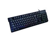 Professional Wired Mechanical Keyboard 104 Keys Gaming For Computer Games With 3 Colors Change Backlight
