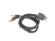 High Definition 6ft HD TV Component Composite AV 3 RCA HD TV Audio AV Video Cord Optical Cable for Xbox 360