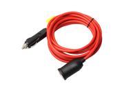 High Quality Heavy Duty 12V 24V Cigarette Lighter Plug Extension Cable with socket 10A Fused 3.6 meters 12TF
