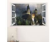 3D Ghost Castle Faux Window Removable DIY PVC Home Walls Decor Art for Living Room Bedroom Bathroom Decoration 3D Ghost Castle Faux Window Removable DIY PVC Home Walls Decor Art for Living Room Bedroom Bathroom Decoration