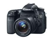 Canon EOS 70D DSLR Camera with 18 55mm f 3.5 5.6 STM Lens International Model