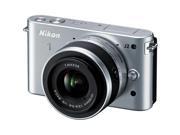 Nikon 1 J2 10.1 MP HD Digital Camera with 10 30mm VR Lens Silver International Version
