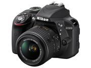 Nikon D5300 24.2 MP CMOS Digital SLR Camera with Nikkor AF S 18 55mm f 3.5 5.6G AF S DX VR Lens Black International Version