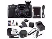 Canon PowerShot SX710 HS Digital Camera Black International Model No Warranty 0109C001 NB 6L Battery External Charger 64GB SDXC Card Case Mini HDM