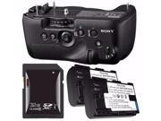 Sony Vertical Battery Grip for Alpha A99 DSLR Camera NP FM500H Battery 32GB SDHC Card Saver Bundle