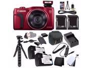 Canon PowerShot SX710 HS Digital Camera Red International Version No Warranty NB 6L Battery External Charger 16GB SDHC Card 32GB SDHC Card Case