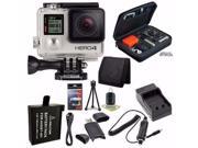 GoPro HERO4 Silver Camera Saver Bundle 10 Items