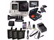 GoPro HERO4 Black Edition 4K Action Camera Camcorder 32GB Bundle 10