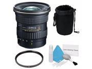 Tokina 11 20mm f 2.8 AT X PRO DX Lens for Canon EF International Model Deluxe Cleaning Kit 82mm UV Filter Deluxe Lens Pouch Bundle 5