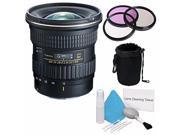 Tokina 11 20mm f 2.8 AT X PRO DX Lens for Canon EF International Model Deluxe Cleaning Kit 82mm 3 Piece Filter Kit Deluxe Lens Pouch Bundle 6
