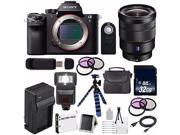 Sony Alpha a7S II a7S Mark II a7SII ILCE7SM2 B Mirrorless Digital Camera International Model Vario Tessar T FE 16 35mm f 4 ZA Lens 49mm Filter Kit 72mm