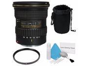 Tokina 11 16mm f 2.8 AT X 116 PRO DX II Lens for Canon Mount International Model Deluxe Cleaning Kit 77mm UV Filter Deluxe Lens Pouch Bundle 5