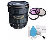 Tokina 12 28mm f 4.0 AT X Pro APS C Lens for Canon International Model Deluxe Cleaning Kit 77mm 3 Piece Filter Kit Bundle 2