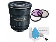 Tokina 17 35mm f 4 Pro FX Lens for Canon Cameras International Model Deluxe Cleaning Kit 82mm 3 Piece Filter Kit Bundle 2