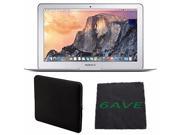 Apple 11.6 MacBook Air MJVP2LL A Notebook Computer Padded Case For Macbook MicroFiber Cloth Bundle
