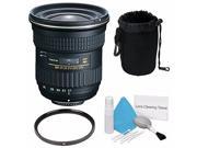Tokina 17 35mm f 4 Pro FX Lens for Canon Cameras International Model Deluxe Cleaning Kit 82mm UV Filter Deluxe Lens Pouch Bundle 5