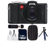 Leica X U Typ 113 Digital Camera 16GB SDHC Class 10 Memory Card Deluxe Cleaning Kit SD Card USB Reader Small Case Flexible Tripod with Gripping Rubb