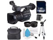 Canon XF200 HD Camcorder International Model 58mm Wide Angle Lenses 58mm 2x Telephoto Lens 6AVE Bundle 2