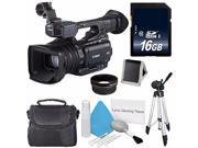Canon XF200 HD Camcorder International Model 58mm Wide Angle Lenses 6AVE Bundle 1