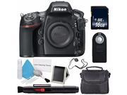 Nikon D800E Digital Camera Body Only International Model Carrying Case Memory Card Wallet Lens Pen Cleaner Lens Cap Keeper 16GB SDHC Class 10 Mem