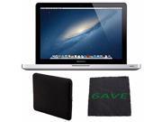 Apple 13.3 MacBook Pro MD101LL A Notebook Computer Padded Case For Macbook MicroFiber Cloth Bundle