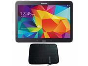 Samsung 16GB Galaxy Tab 4 Multi Touch 10.1 Wi Fi Tablet Black SM T530NYKAXAR 10.1 Padded Case For Tablet Bundle