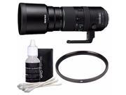 Pentax HD PENTAX D FA 150 450mm f 4.5 5.6 DC AW Lens 86mm UV Filter Deluxe Cleaning Kit Bundle