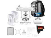 DJI Phantom 4 Pro+ Quadcopter # CP.PT.000549 + DJI Intelligent Flight Battery for Phantom 4 Pro/Pro+ + Hard-shell Backpack For DJI Phantoms 4 + MicroFiber Cloth
