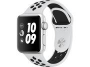 Apple Watch Nike+ Series 3 38mm Smartwatch (GPS Only, Silver Aluminum Case, Pure Platinum/Black Nike Sport Band Band)