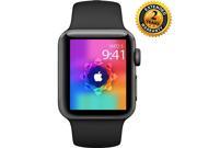 Apple Watch Series 3 38mm Smartwatch (GPS Only, Space Gray Aluminum Case, Black Sport Band) with 2 Year Extended Warranty