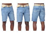 Indigo People Cargo Shorts Daly Light Blue