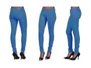C est Toi 4 Pocket Solid Color Skinny Jeans Marin Blue 15