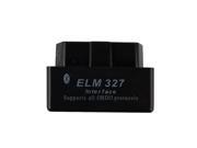 Super MINI ELM327 Bluetooth Version OBD2 Diagnostic Scanner Firmware V2.1 Black