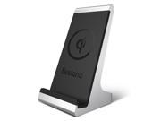 Bestand 3 coil Qi Wireless Charging Dock Charger Stand for All QI Enabled Phones Silver