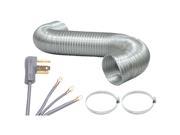 PET90 1024 Dryer Connection Bundle with 5ft Ducting 3 Wire Cord