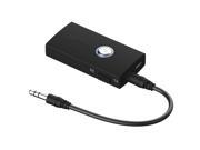 2 In 1 Bluetooth Transmitter and Receiver Wireless Stereo Audio Adapter With 3.5mm Stereo Output for Speakers Headphone TV PC iPod MP3 MP4 Car or Home S