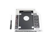 2nd SSD HDD Hard Drive Caddy Tray Adapter Enclosure Compatible for Apple Unibody MACBOOK MACBOOK Pro 13 15 17 with 9.5mm high Drive SATA Interface