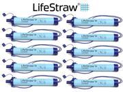 10 Pack of Lifestraw Personal Water Filtration Straw Water Purification LPHF017 10 Straws