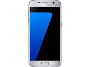 Samsung Galaxy S7 Duos G930FD Unlocked 5.1 AMOLED Display 4GB RAM 32GB Internal 12MP Camera Phone Titanium Silver International Warranty