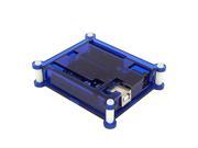 THZY Acrylic Transparent Hard Case Enclosure Compatible with Arduino UNO R3 Blue