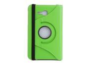 THZY For Samsung Galaxy Tab 3 7 ; LITE T110 T111 Leather 360 Rotating Case Cover Skin Stand green