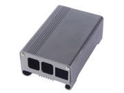 THZY Aluminum Alloy Protective Case with Cooling Fan for Raspberry Pi 3 Grey