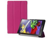 THZY Lenovo Tab 2 A7 Case Luxury Magnetic Smart PU Leather Case Cover For Lenovo Tab 2 A7 30 7 inch Wake Sleep Function Stylus Hot Pink